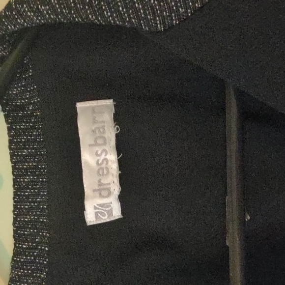 Dress Barn, Black and Gray Suit Jacket, No Size on Tag - Picture 3 of 17